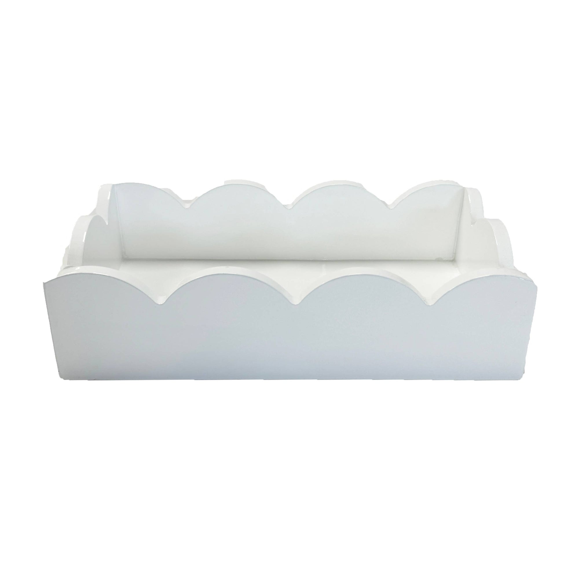 White Lacquered Guest Towel Holder