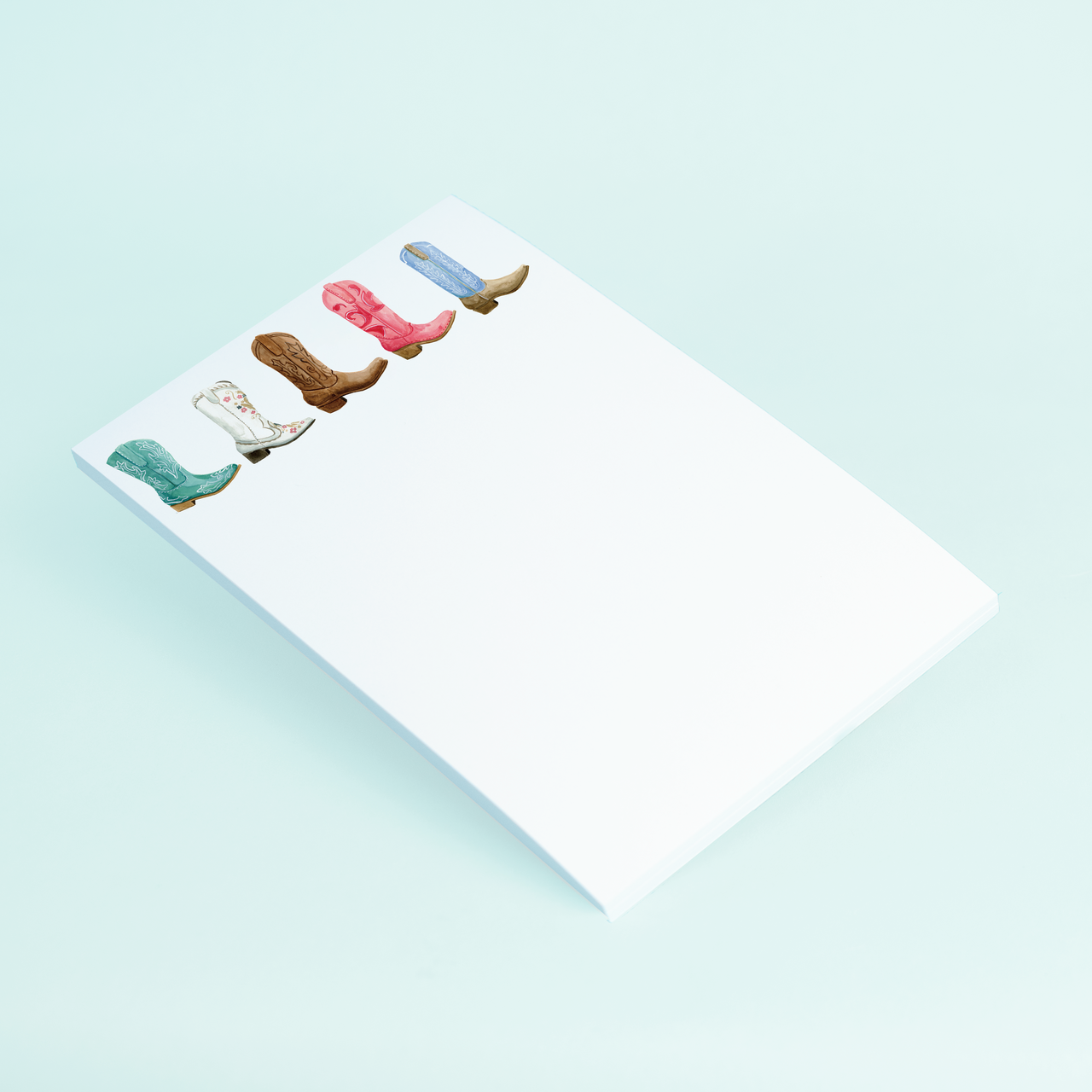 Cowboy Boots Notepad