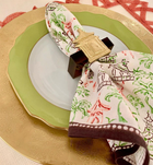 Pagoda Napkin Rings, S/4