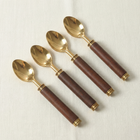 Wooden Handle Spoon, Set of 4