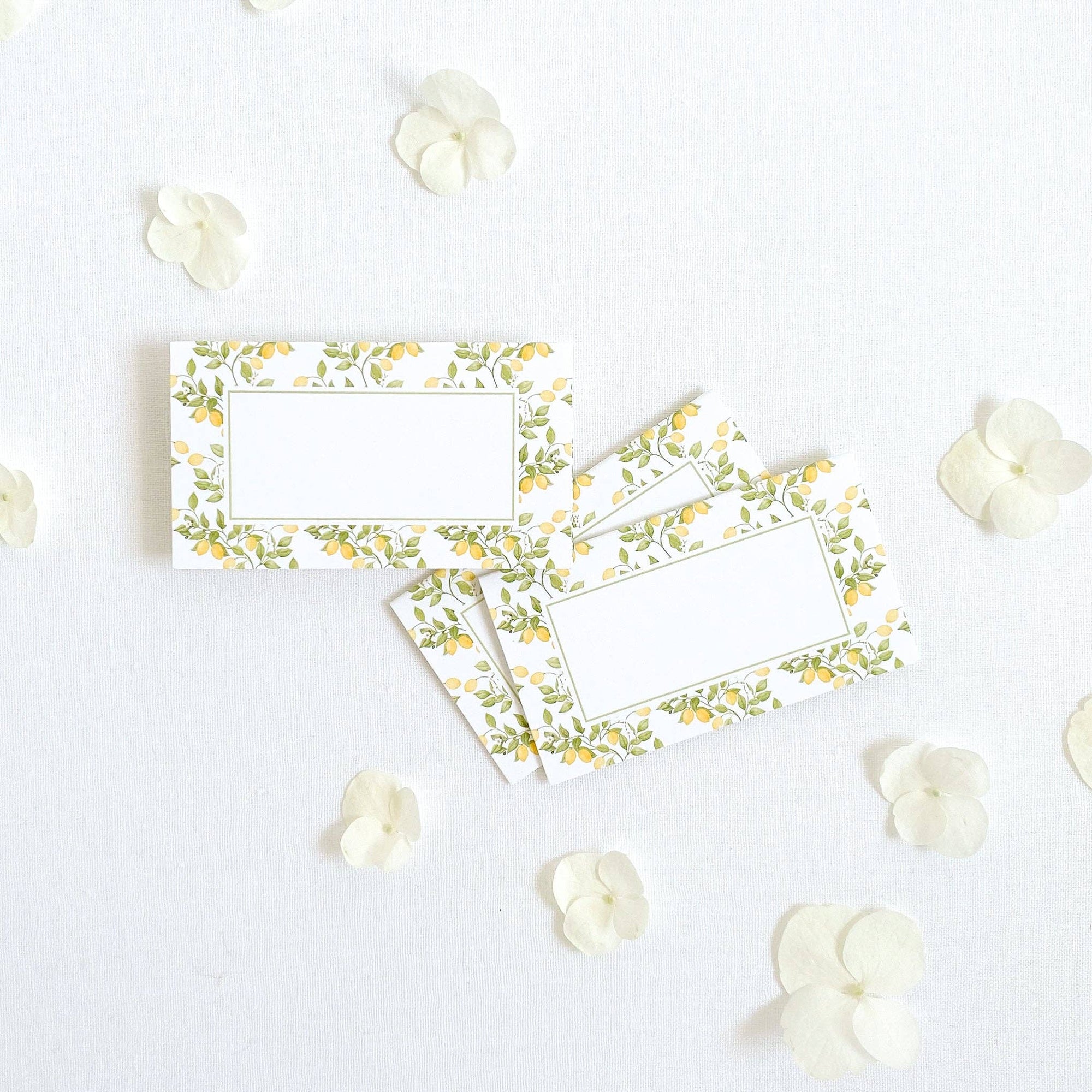 Lemon Vines Place Card Set