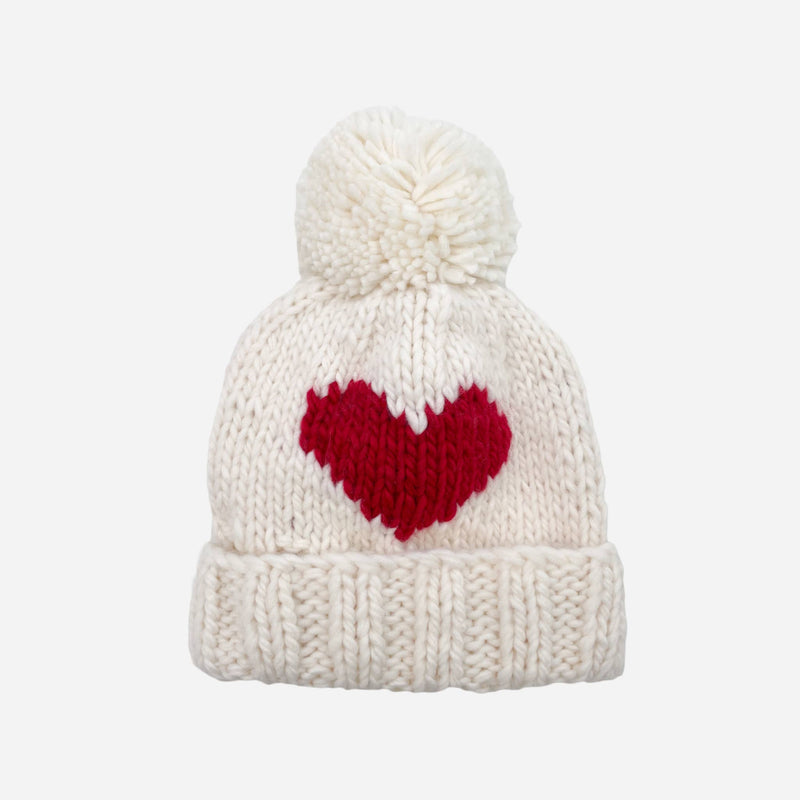 Red Heart Hand Knit Hat