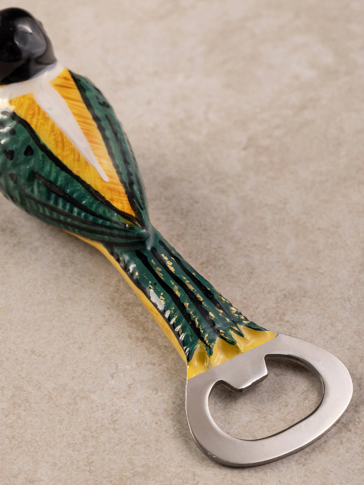 Magpie Bird Bottle Opener