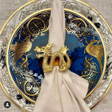 Dragon Napkin Rings, S/4