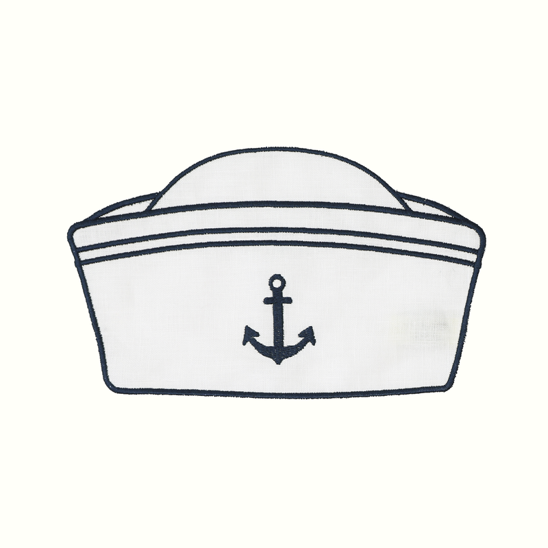 Sailor Hat Cocktail Napkins, Set of 4