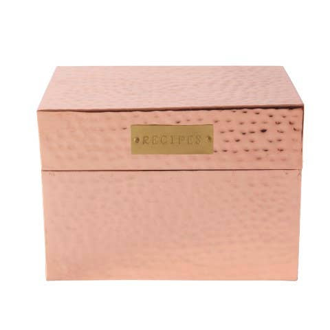 Copper Recipe Box