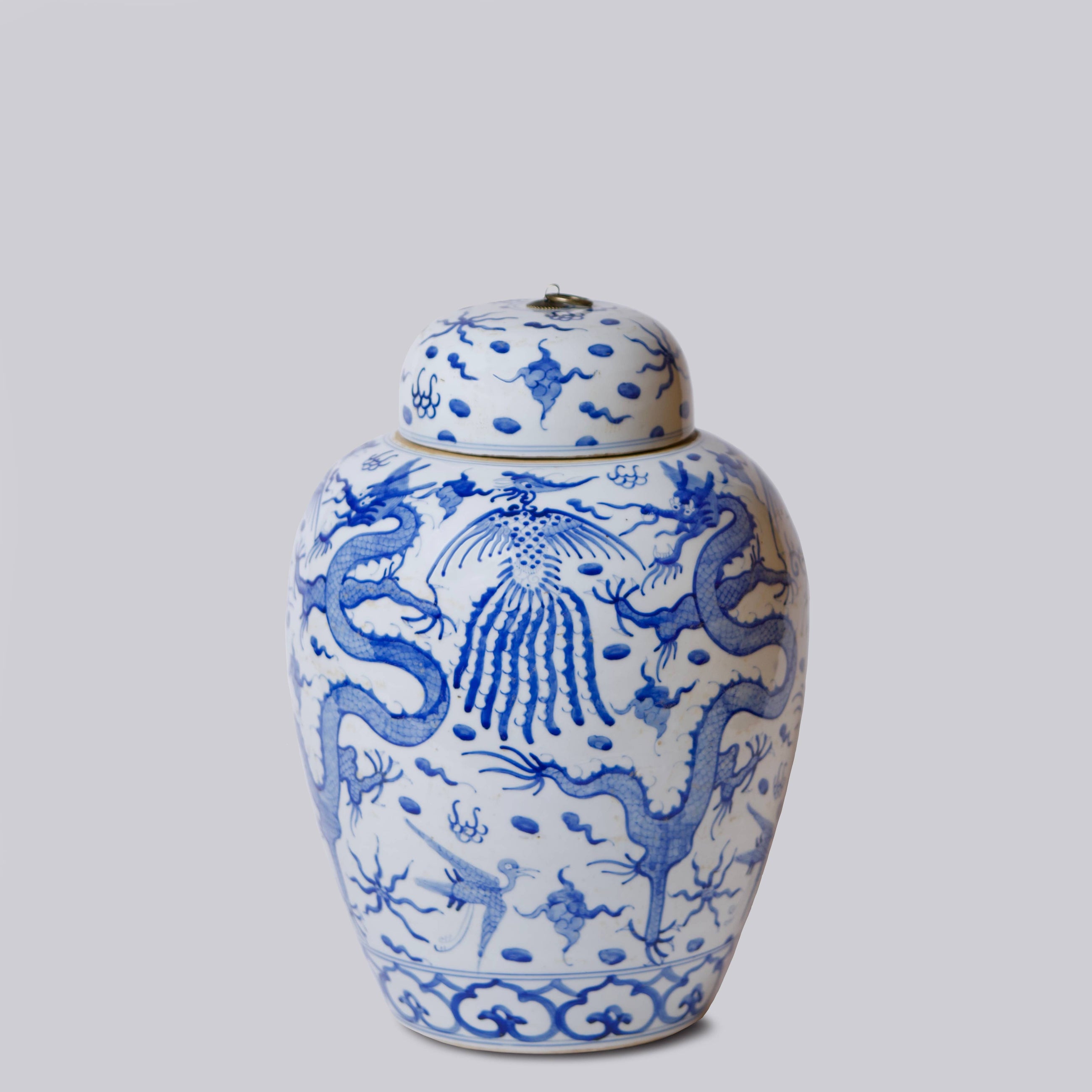 Dragon Lidded Jar