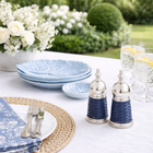 Navy Woven Salt and Pepper Shaker