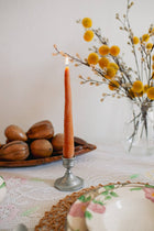 Pair of Beeswax Carrot Candles