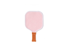 Pink Pickleball Paddle Linen Cocktail Napkins, S/4