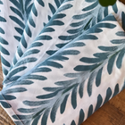Set of 4 Ferns Napkins, Capri Blue