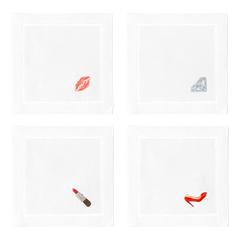 Diva Cocktail Napkins | Mixed Set of 4