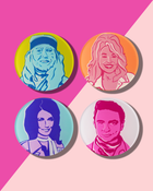 Country Legends Coasters, Set of 4