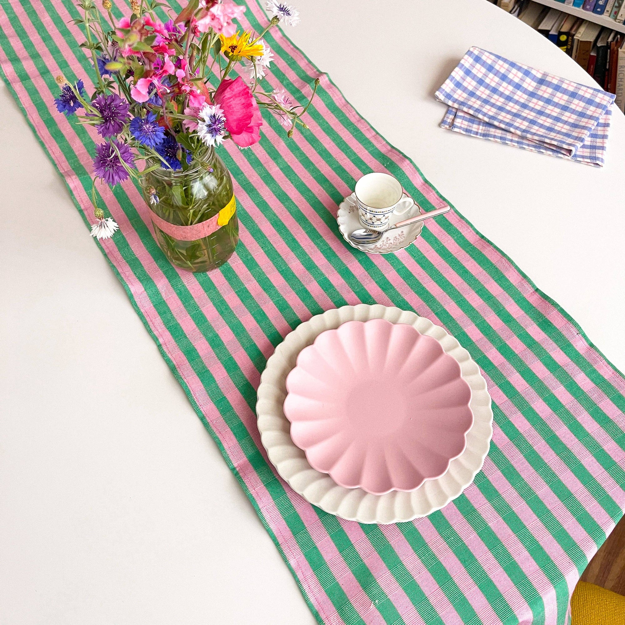 Flora Stripe 102" Runner