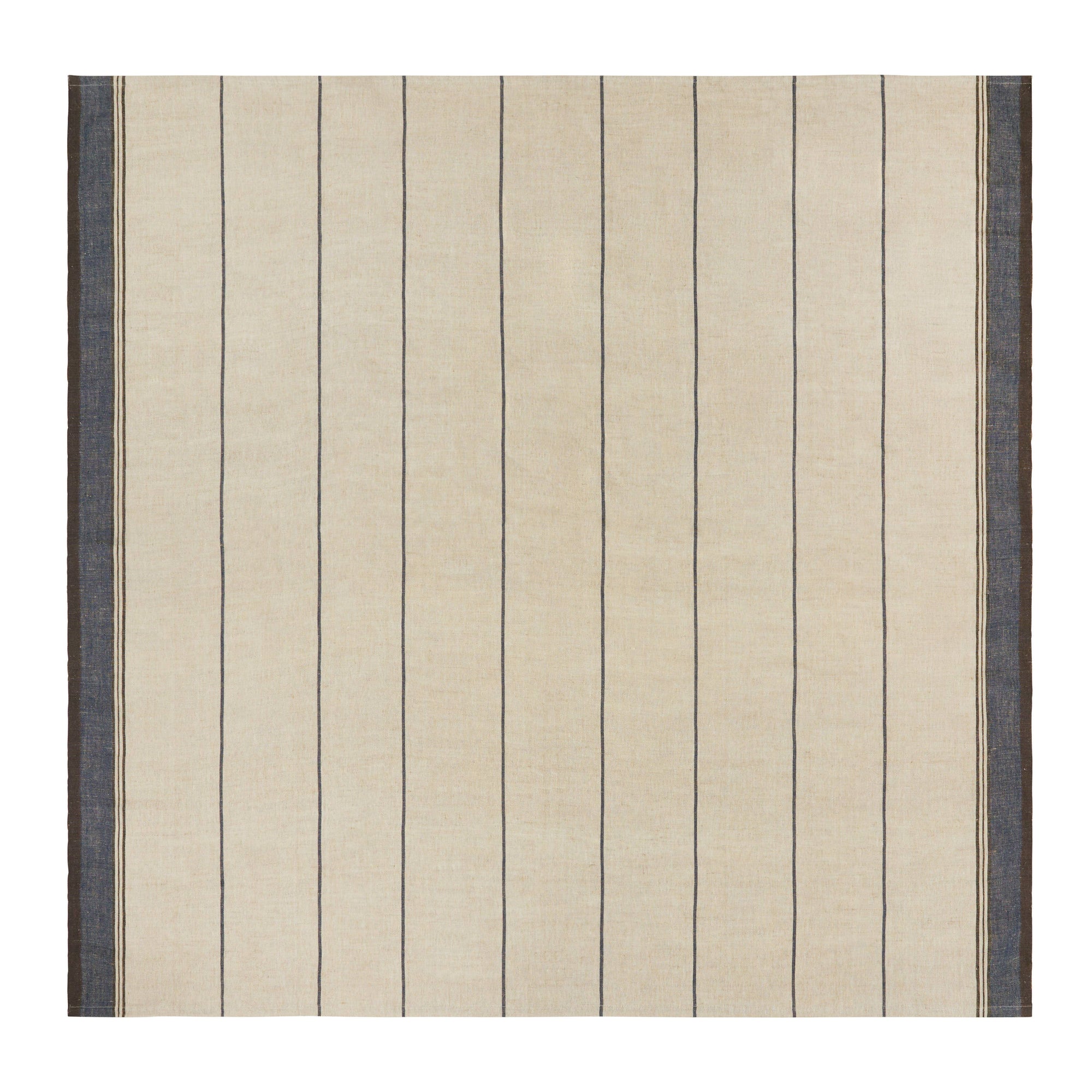 Eze 60x90" Tablecloth, Natural & Blue