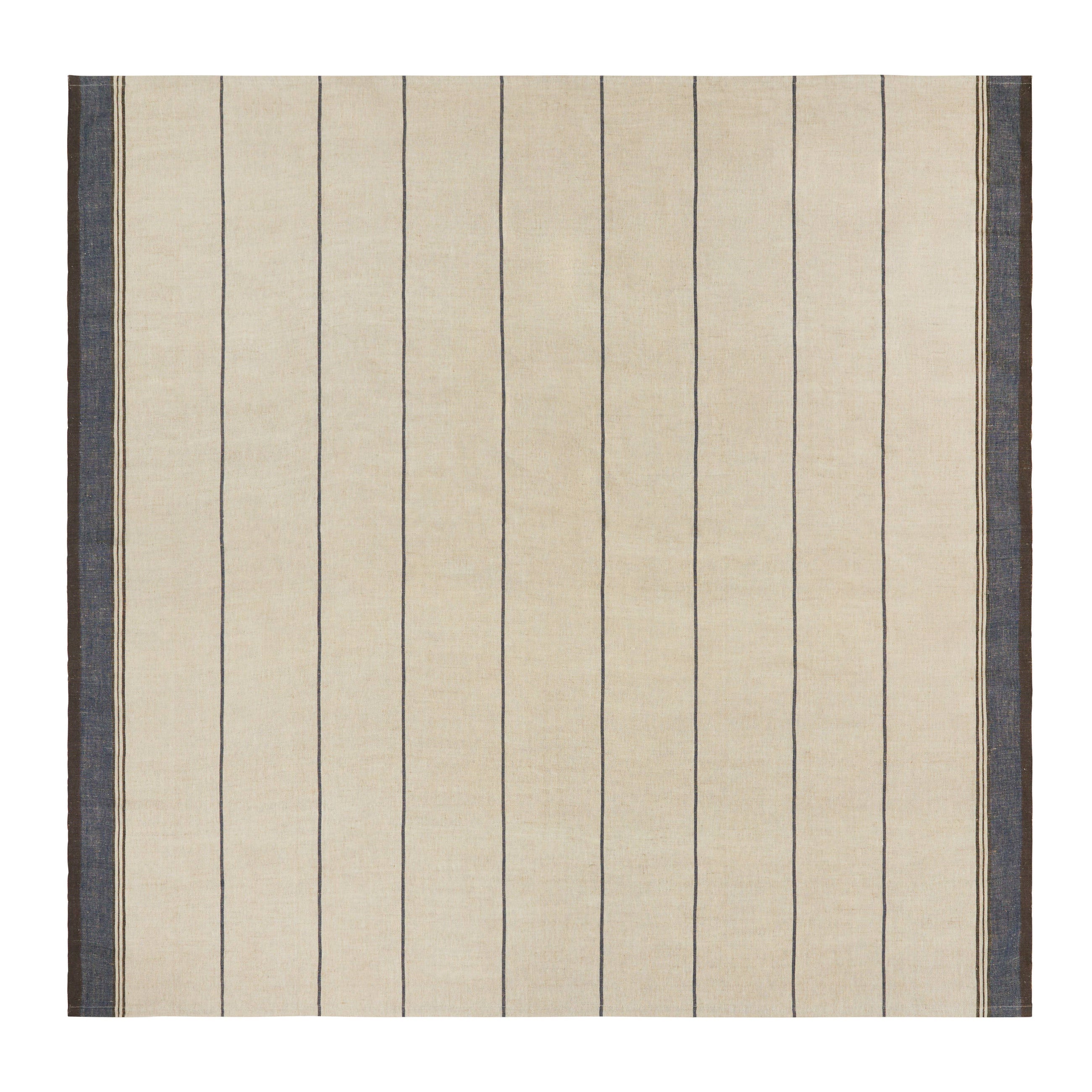 Eze 60x90" Tablecloth, Natural & Blue