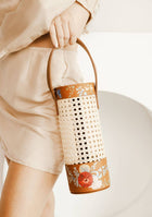 Handpainted Wine Bag