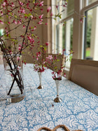 Garden Lake Blue Tablecloth, 70x120"
