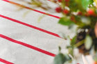 Red Striped 60x120" Tablecloth