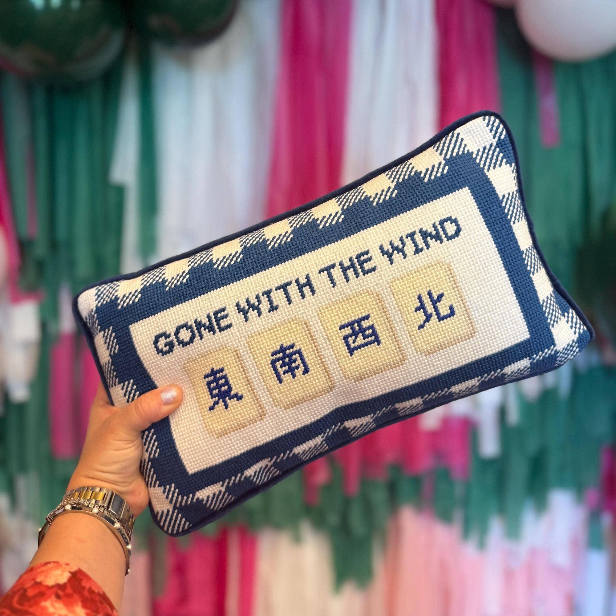 Gone with the Wind Needlepoint Pillow