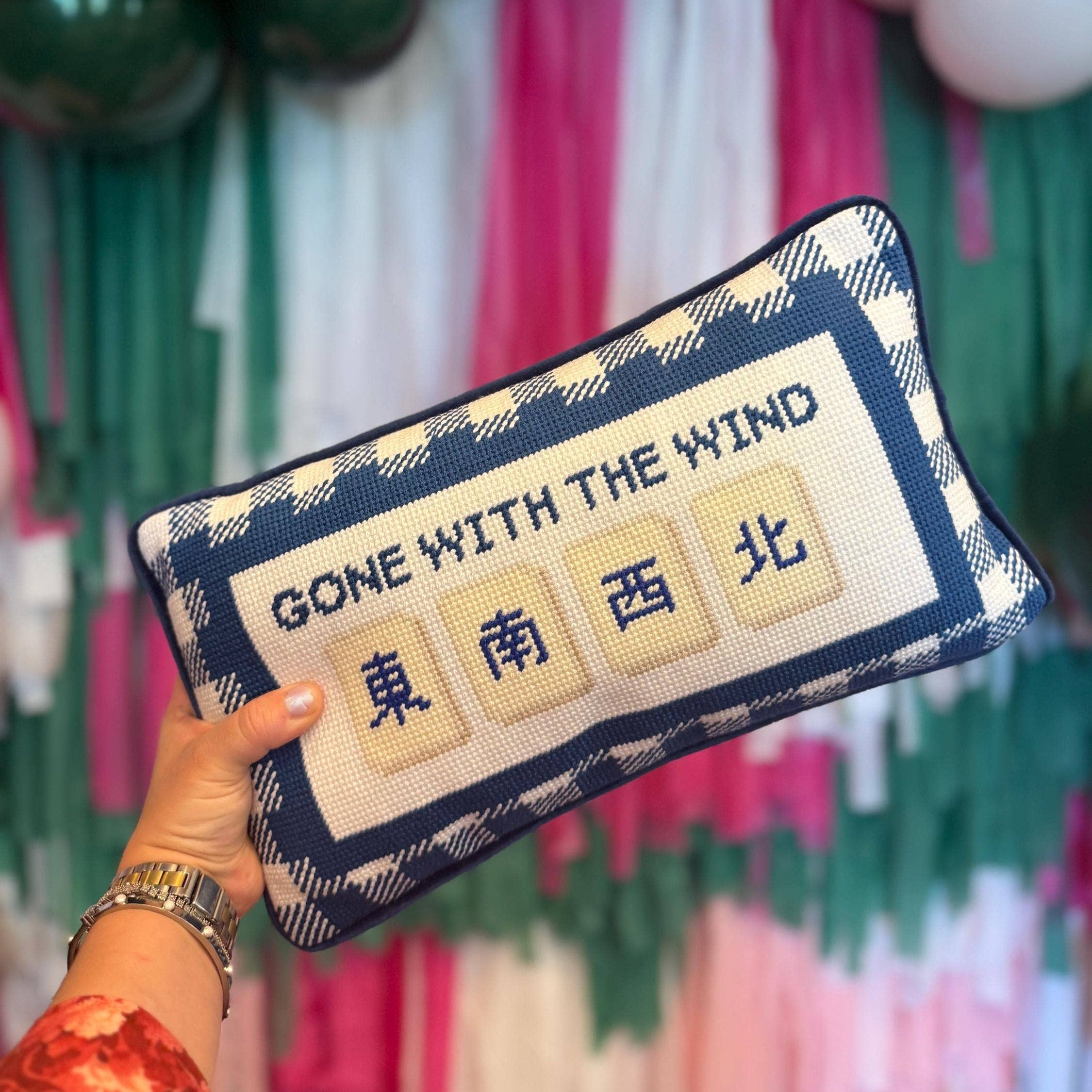Gone with the Wind Needlepoint Pillow