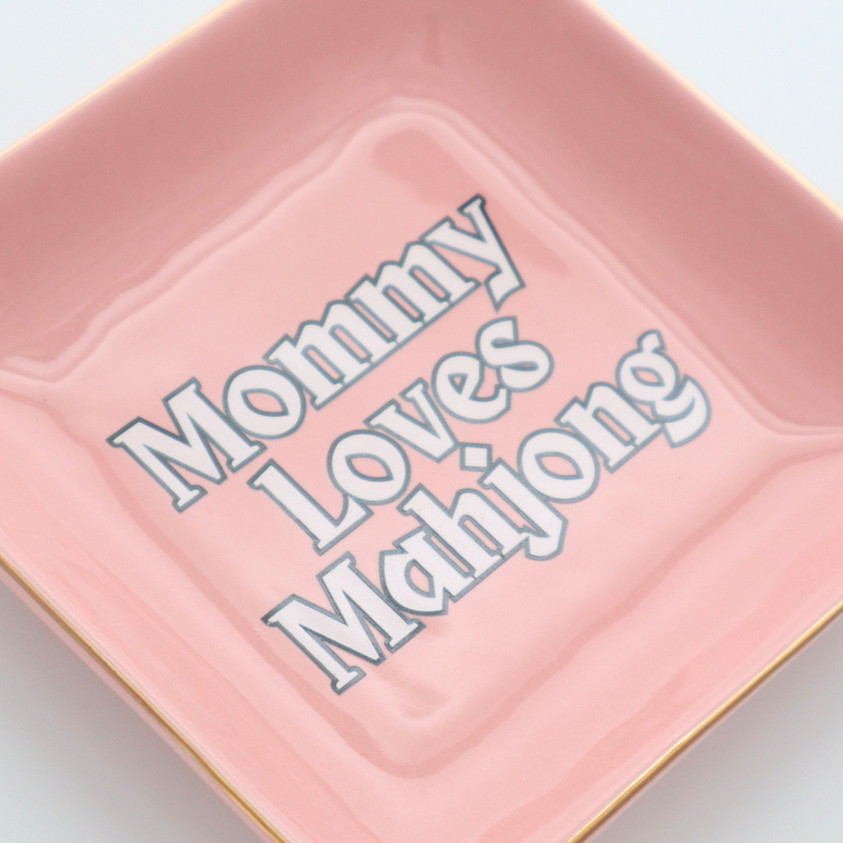 Mommy Loves Mahjong Tray