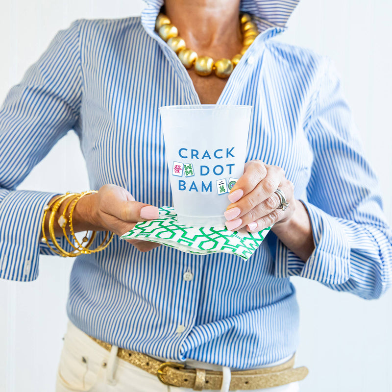 Mahjong Crack Dot Bam Shatterproof Cups