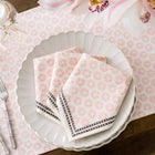 Mini Sea Biscuit 90" Round Tablecloth, Blush