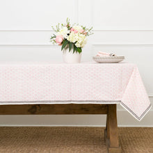 Mini Sea Biscuit 90" Round Tablecloth, Blush