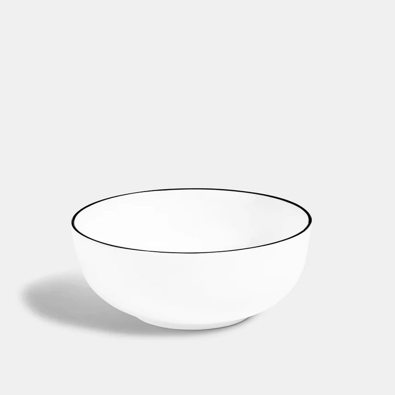 Richard Brendon Cereal Bowl, Black Line