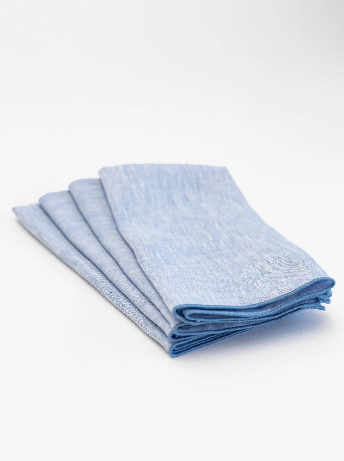 Campbell Blue Napkin, S/4