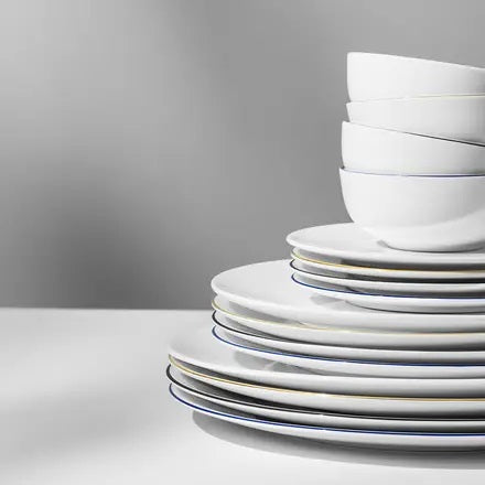 Richard Brendon Dinner Plate, White