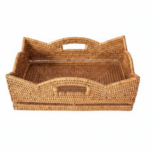 Rattan Scallop Basket