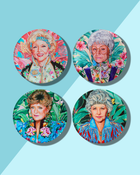 Golden Gals Coasters, S/4