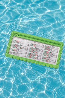 Green Mahj Cabana Card Holder, Standard Card
