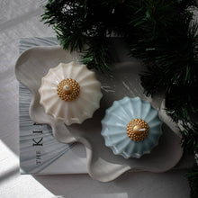 Cream White Ornament Candle