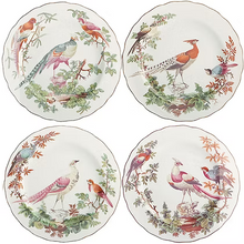 Chelsea Bird Dessert Plates, Set of 4