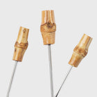 Set 6 Natural Bamboo Cocktail Picks