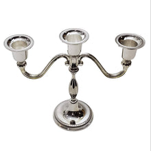 3 Light Silver Plated Candelabra