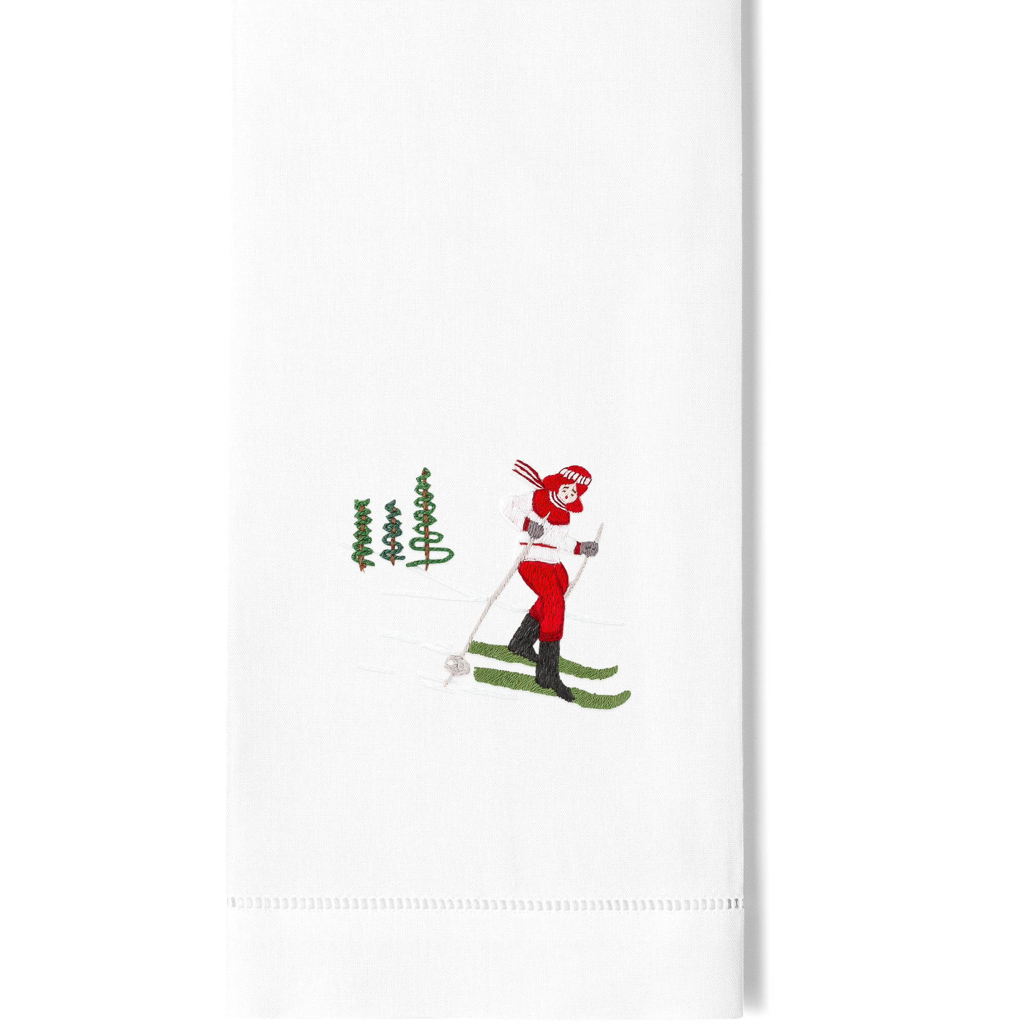 Skier Jill Hand Towel