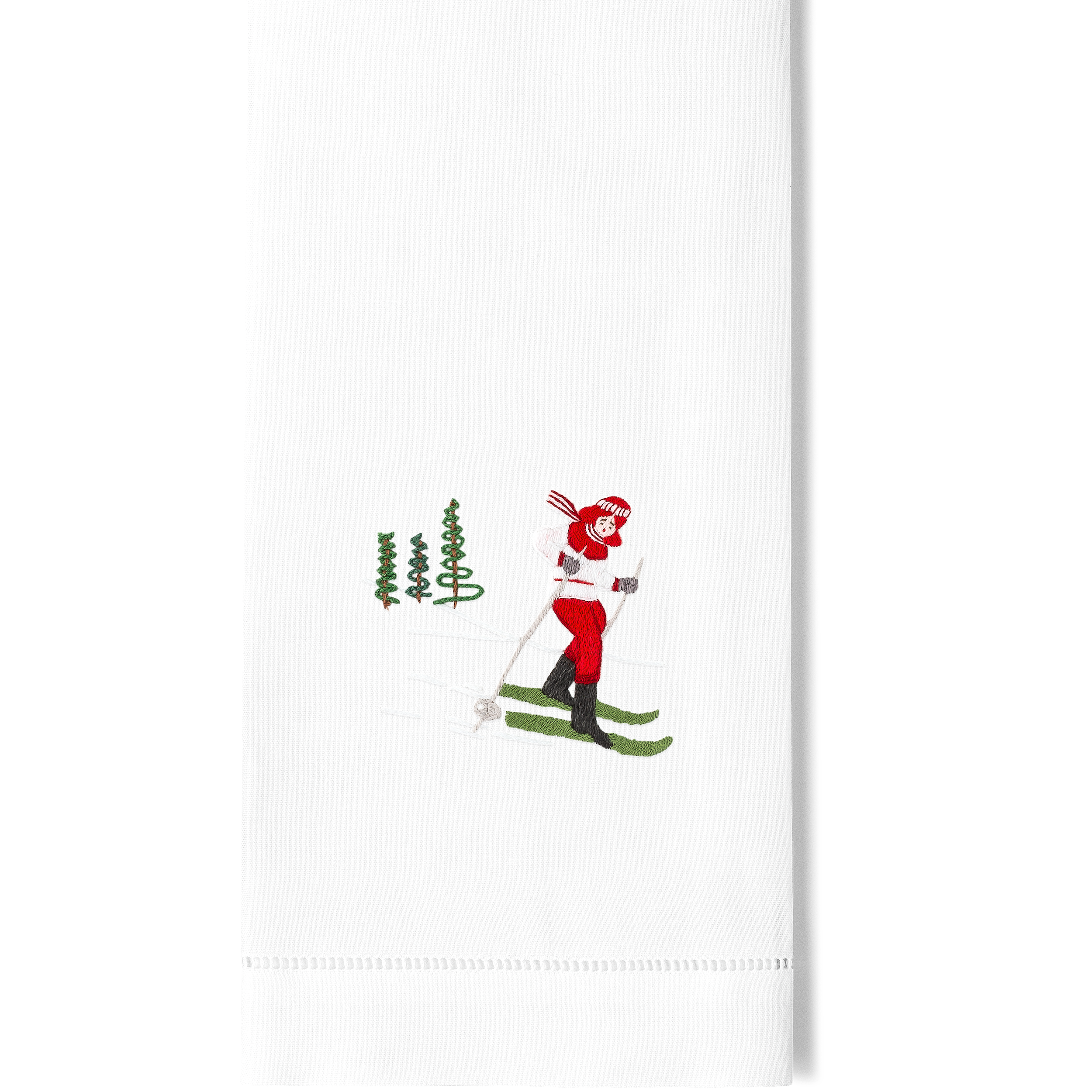 Skier Jill Hand Towel