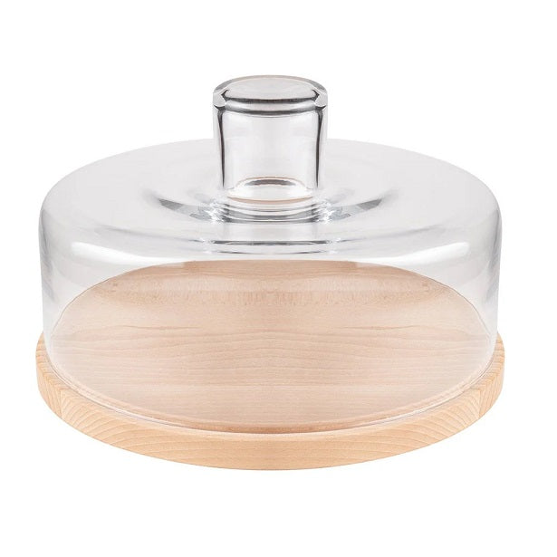 Wood Plate & Dome, 12"