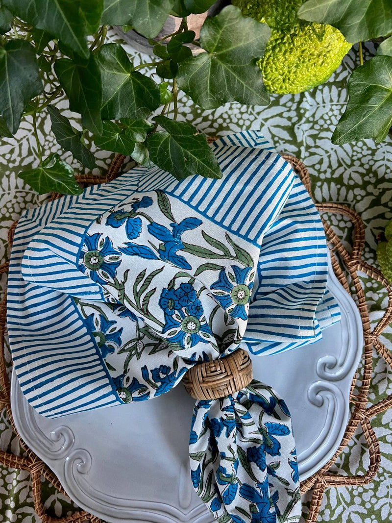 Bluebird Pinwheel Napkin