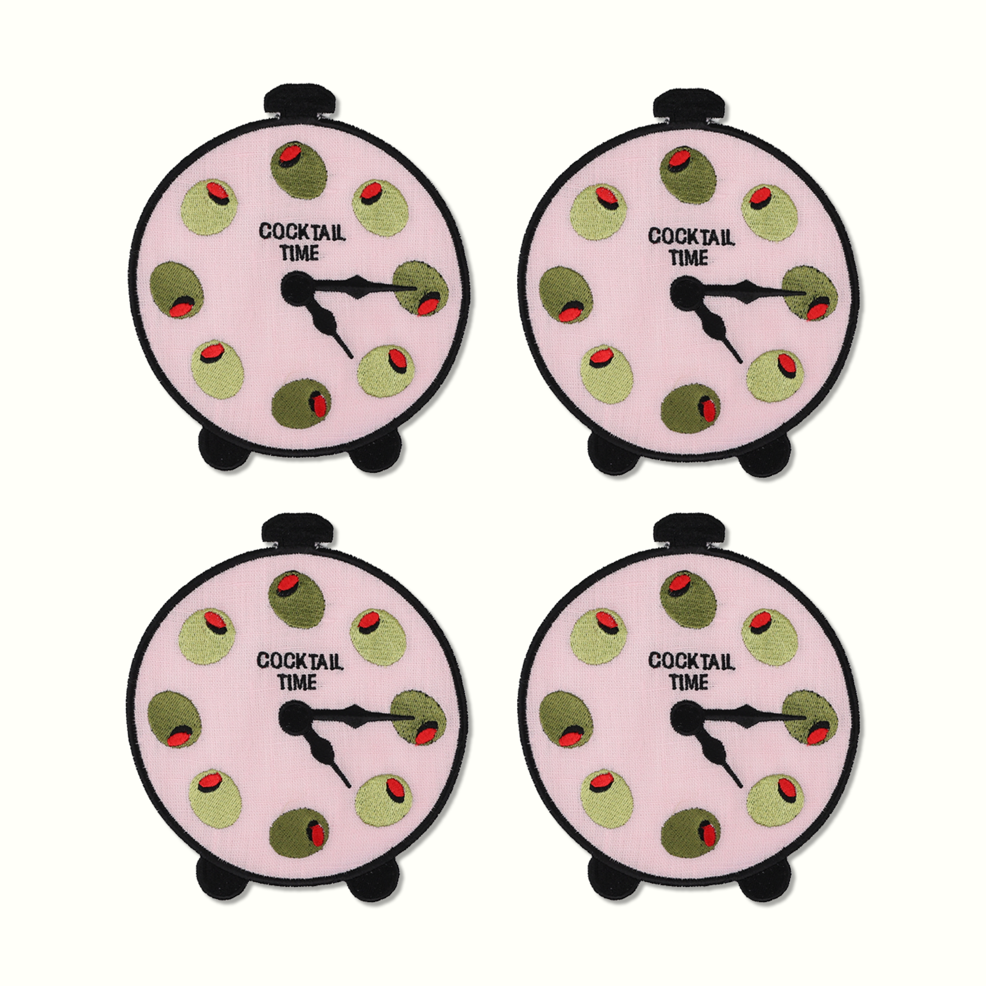 Cocktail Time Linen Cocktail Napkins