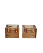 Umber Brown Tea Lights