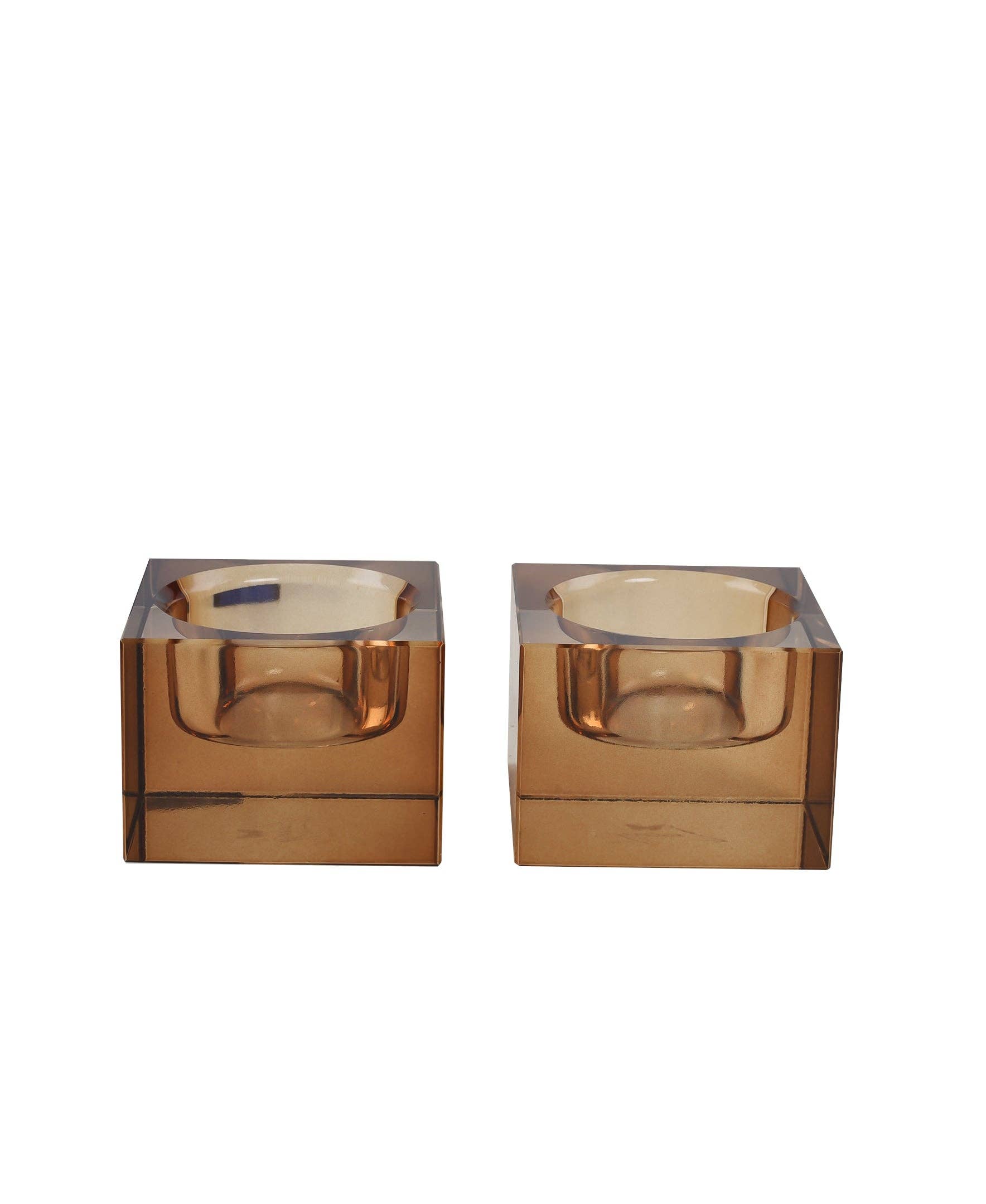 Umber Brown Tea Lights