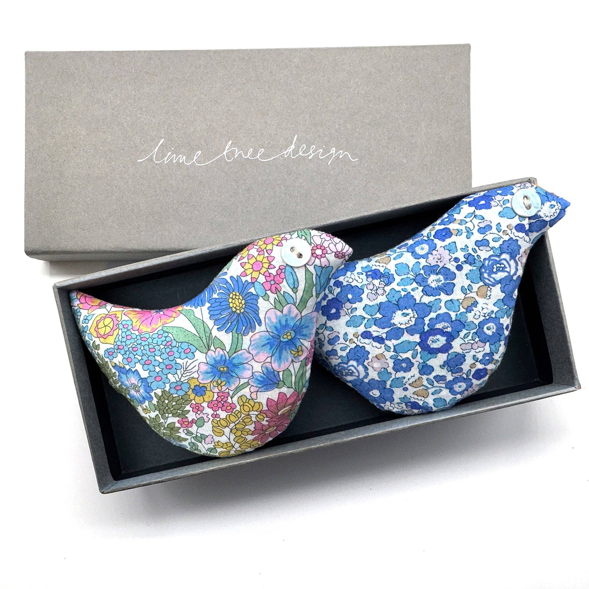 Blue Lavender Birds