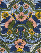 Corte Blu Tablecloth, 70 x 110"