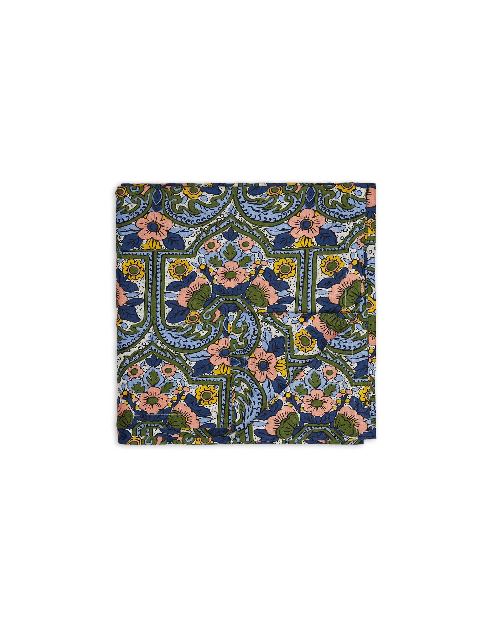 Corte Blu Tablecloth, 70 x 110"