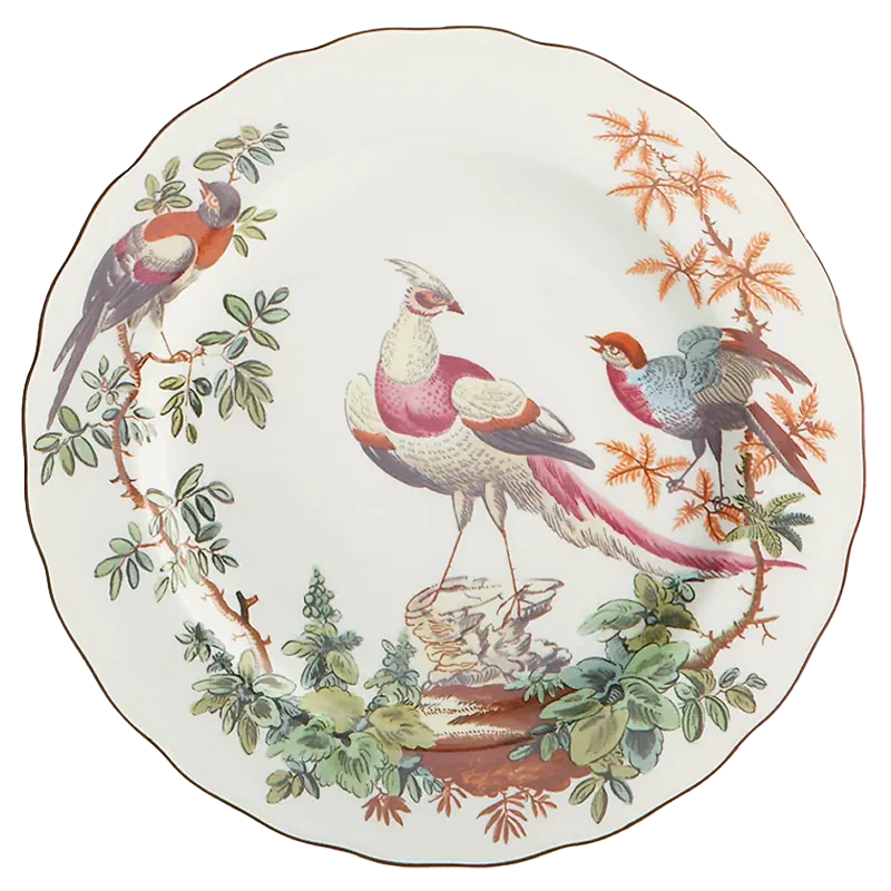 Chelsea Bird Dessert Plates, Set of 4